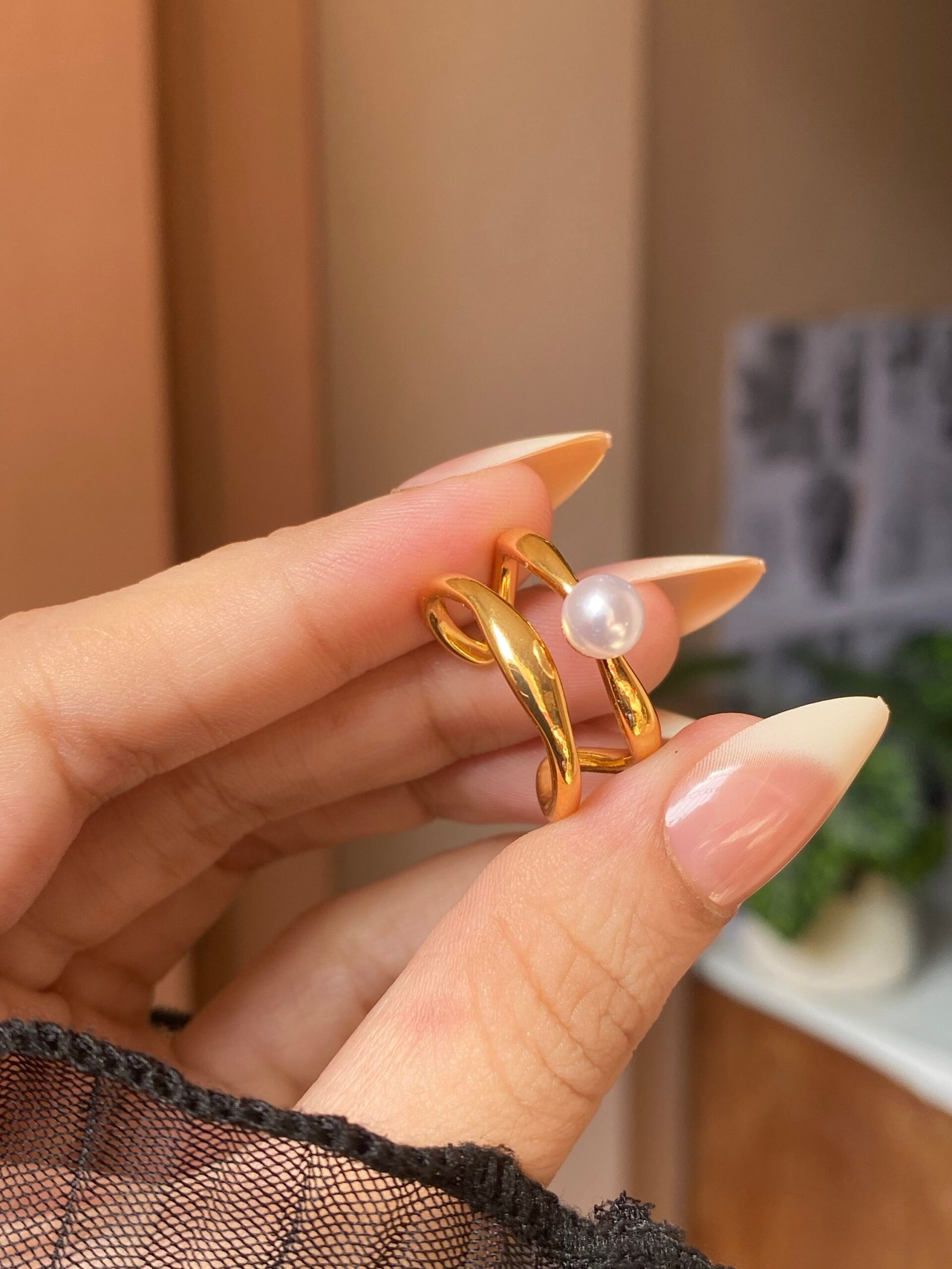 img_6152 Double layer pearl ring - Image 1
