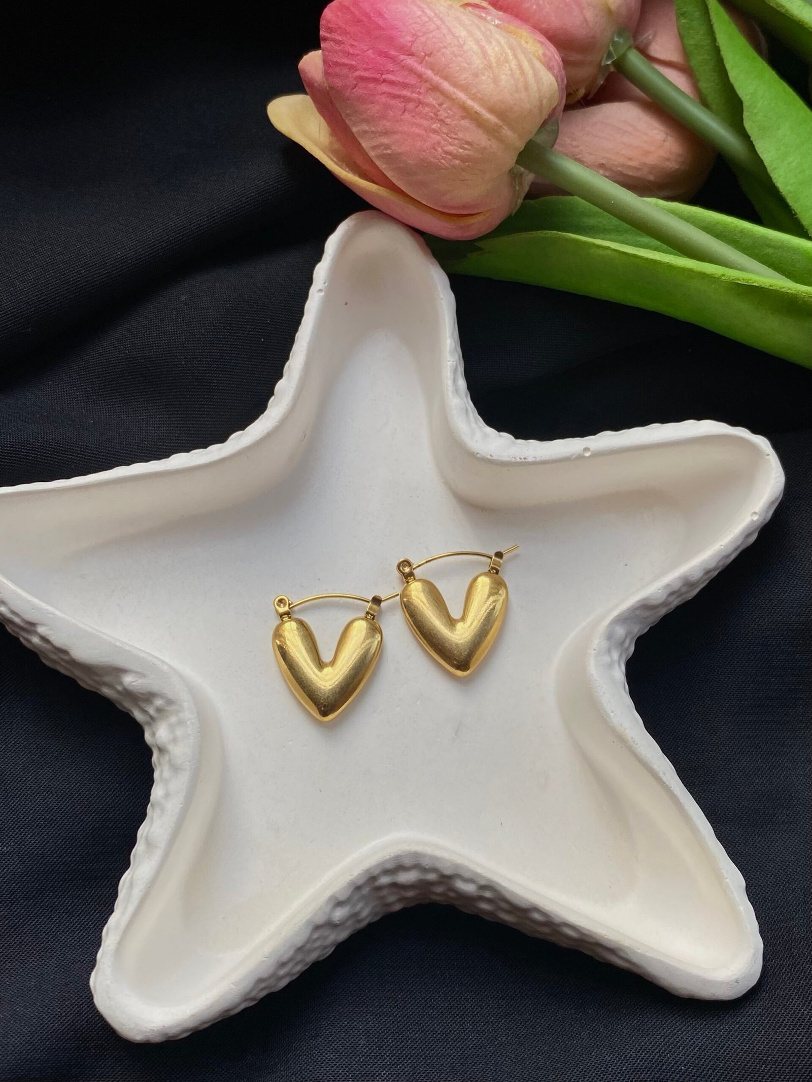 img_6213 Cute heart hoops - Image 1