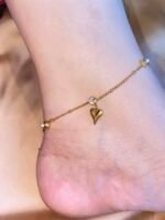 Heart stone anklet - Image 3