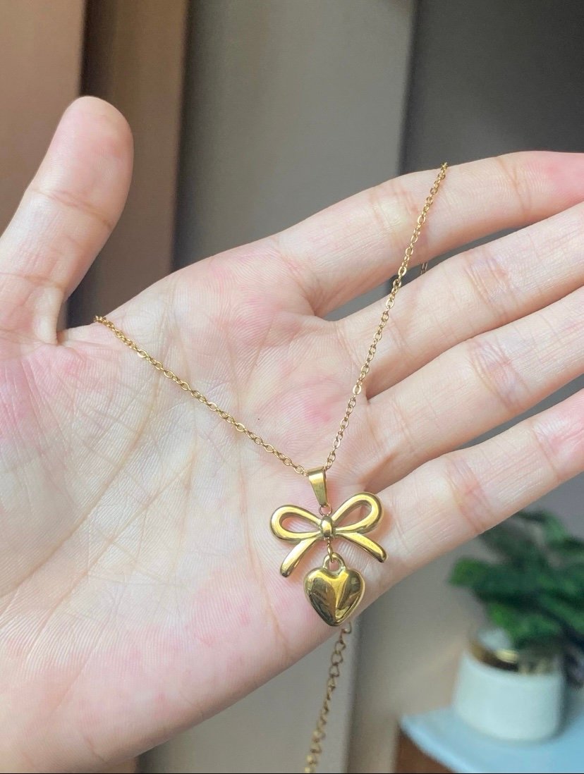 screenshot-86 Bow heart pendant - Image 1