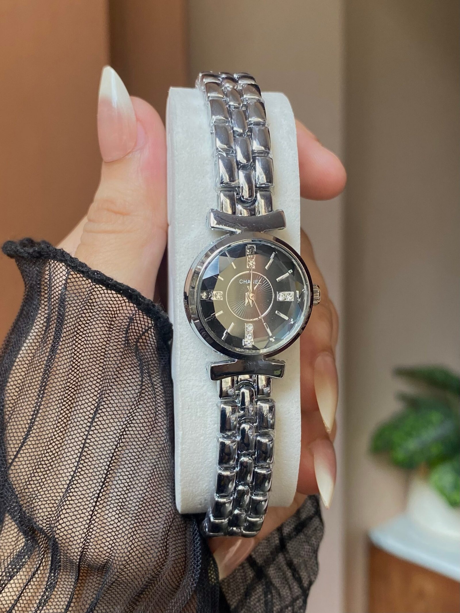 img_7603 Channel black dial watch - Image 1