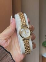 Channel golden white dial watch - Image 2