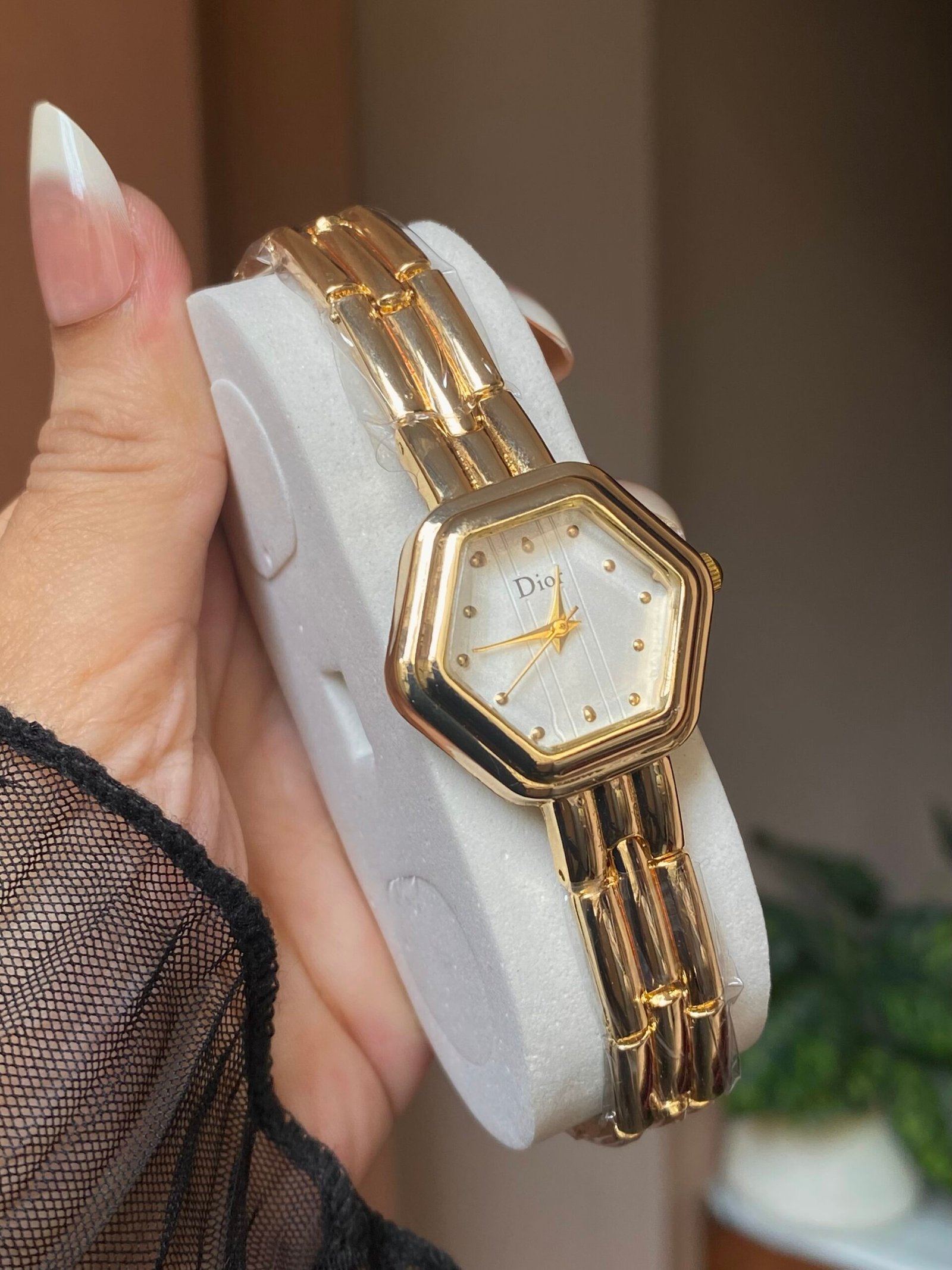 img_7674 Vintage gold dior watch - Image 1
