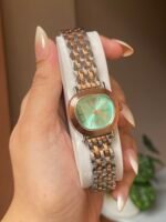 Dainty green piget watch - Image 3