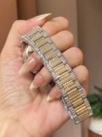 Diamond link ice duo watch - Image 4