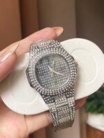 Diamond link full iced watch - Image 4